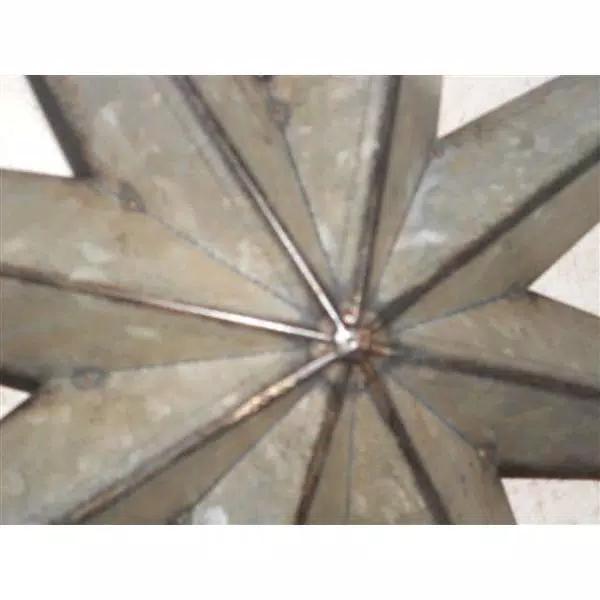 Unbranded Compass Metal Wall Art - Gunmetal Silver and Distressed Copper Decor