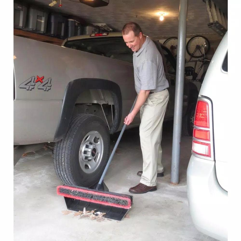 Brovel 18 in. 2-in-1 Broom Shovel Dust Pan Attachment