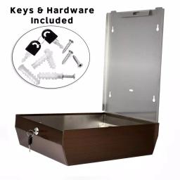 Alpine Industries Stainless Steel C-Fold & Multi-Fold Paper Towel Dispenser - Antique Bronze thumbnail 5