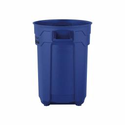 Suncast Commercial Suncast 44 Gallon Commercial Heavy Duty Resin Trash Can, Blue thumbnail 4