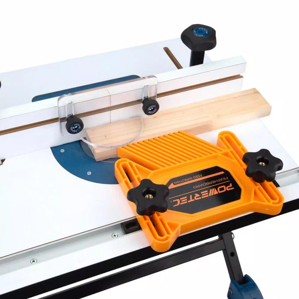 POWERTEC Universal Featherboards with Miter Lock and Flex System for Table Saws and Router Tables