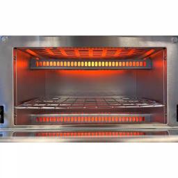 SPT 3-in-1 Breakfast Center 1450W Toaster Oven, Coffee Maker, and Griddle - White and Stainless Steel thumbnail 7