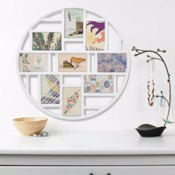 Umbra Luna White Multi-Opening Collage Picture Frame, Holds 9 Photos thumbnail 5