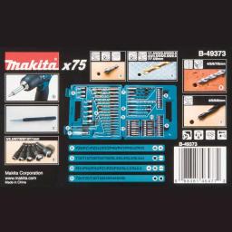 Makita 75-Piece Metric Drill and Screw Bit Set with Carrying Case thumbnail 2