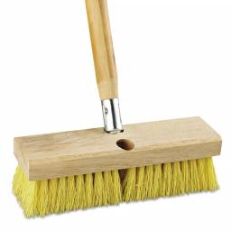 ProLine 10 in. Polypropylene Bristle Deck and Acid Brush Head with Hardwood Block thumbnail 3