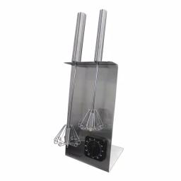 BergHOFF 2-Piece Silver Stainless Steel Whisk Set with Storage Stand and Free Timer thumbnail 1