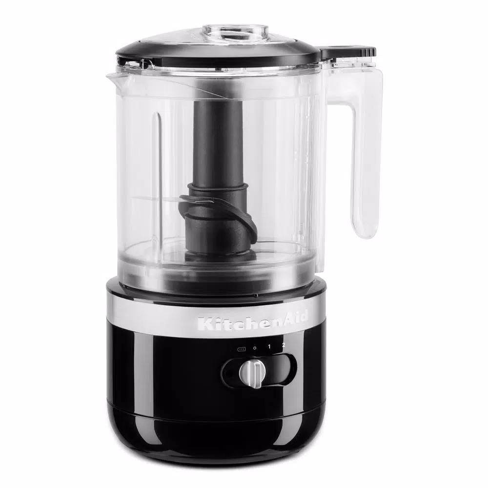 KitchenAid Cordless 5-Cup Food Chopper, Onyx Black