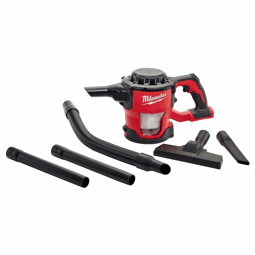 Milwaukee M18 18V Lithium-Ion Cordless Wet/Dry Vacuum & M18 Compact Vacuum 2-Tool Combo Kit