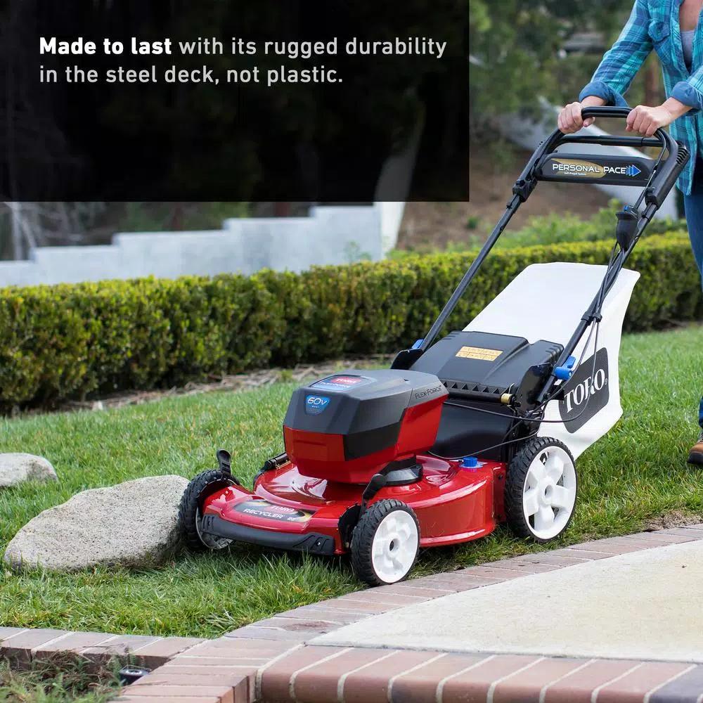 Toro 22 in. Recycler 60V Max Cordless Self-Propelled Walk Behind Mower - Tool Only