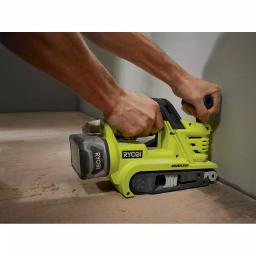 RYOBI 18V ONE+ Brushless 3 in. x 18 in. Cordless Belt Sander with 4.0 Ah Battery thumbnail 9
