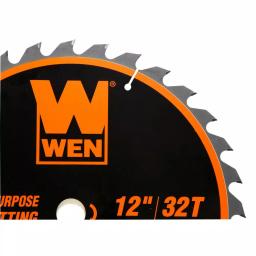 WEN 12 in. Carbide-Tipped Woodworking Saw Blade Set, 32-Tooth & 80-Tooth (2-Pack) thumbnail 3