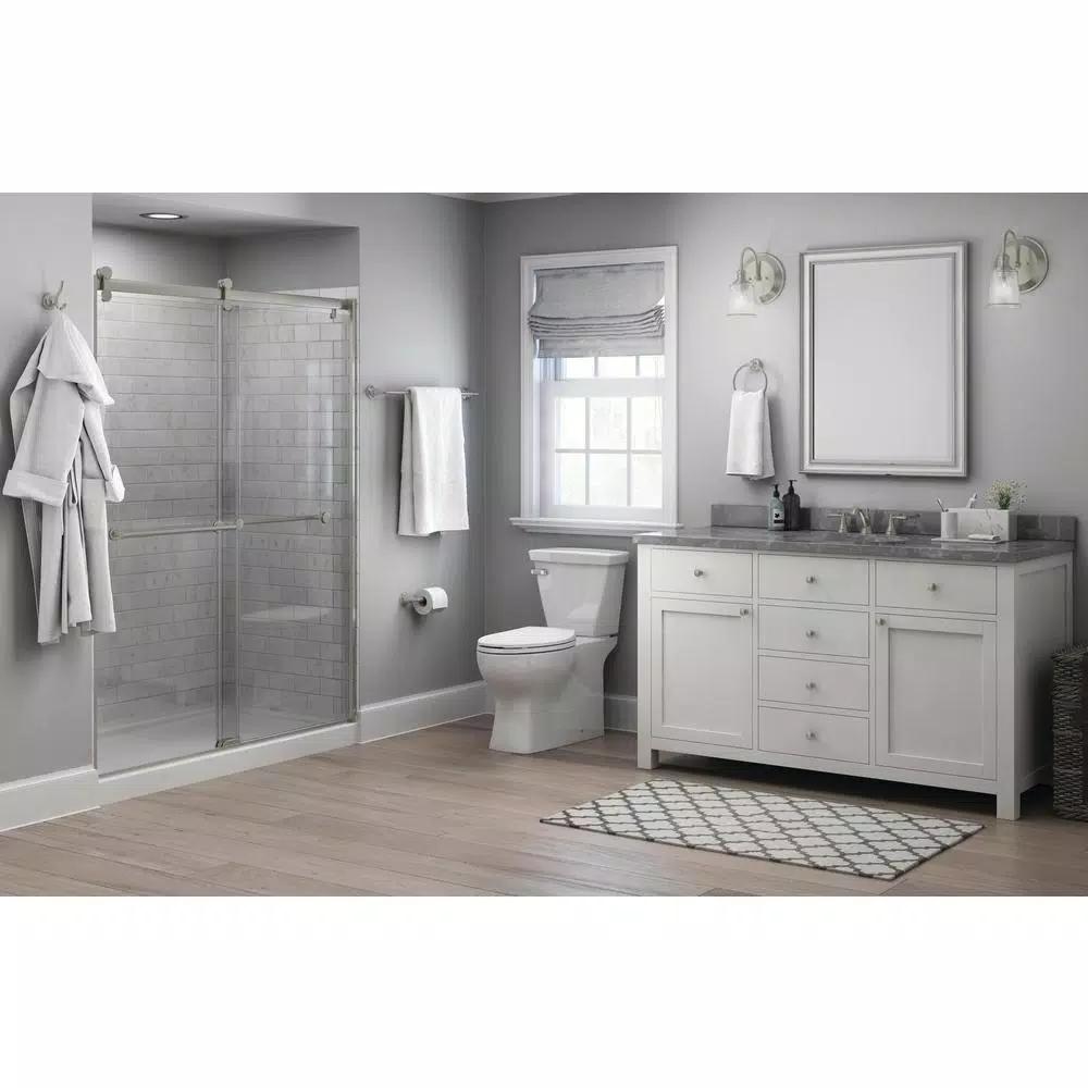 Delta Starmount Brushed Nickel Towel Ring with SpotShield Technology