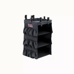 Suncast Commercial 3-Sided Housekeeping Cart Organizer Bag with Shelves thumbnail 1