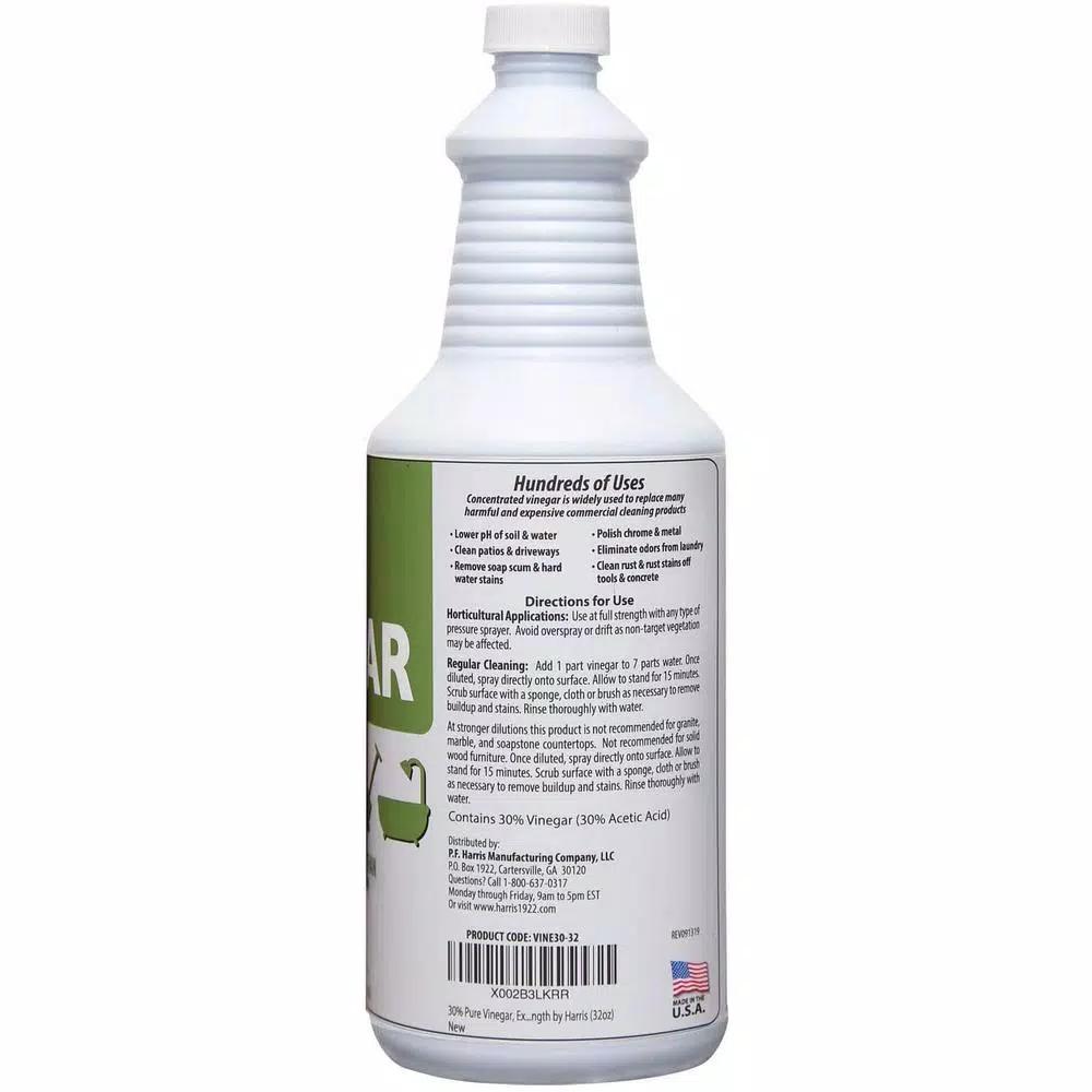 Harris 30% Cleaning Vinegar Concentrate, 32 oz All Purpose Cleaner