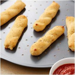 Wilton Perfect Results 14 in. Non-Stick Perforated Pizza Crisper Pan, Set of 2 thumbnail 5