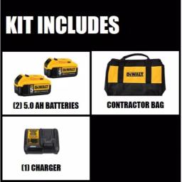 DEWALT 20V MAX XR Brushless Cable Stripper Kit with (2) 5.0 Ah Batteries and Charger thumbnail 2