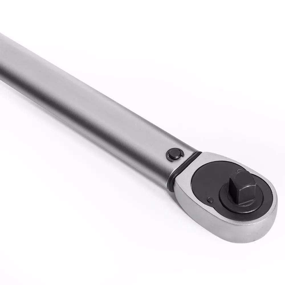 Stark 3/4 in. Drive Micro-Adjustable Click Torque Wrench, 75-300 ft./lb., with Storage Case