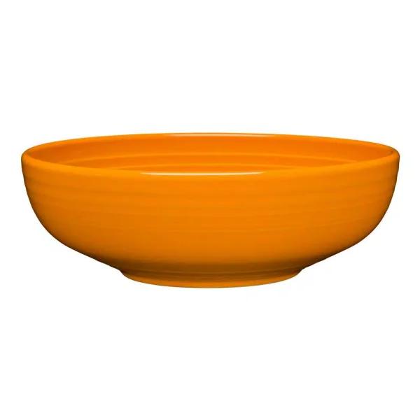 Fiesta Butterscotch Ceramic 68 oz. Large Bistro Bowl, 9.62 in.