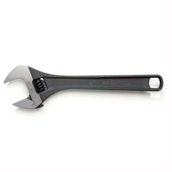Wright Tool 15 in. Adjustable Wrench with Black Industrial Finish