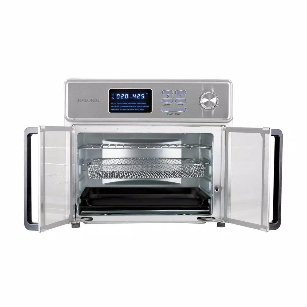 Kalorik Digital Maxx 26 qt. Stainless Steel Air Fryer Oven with Rotisserie