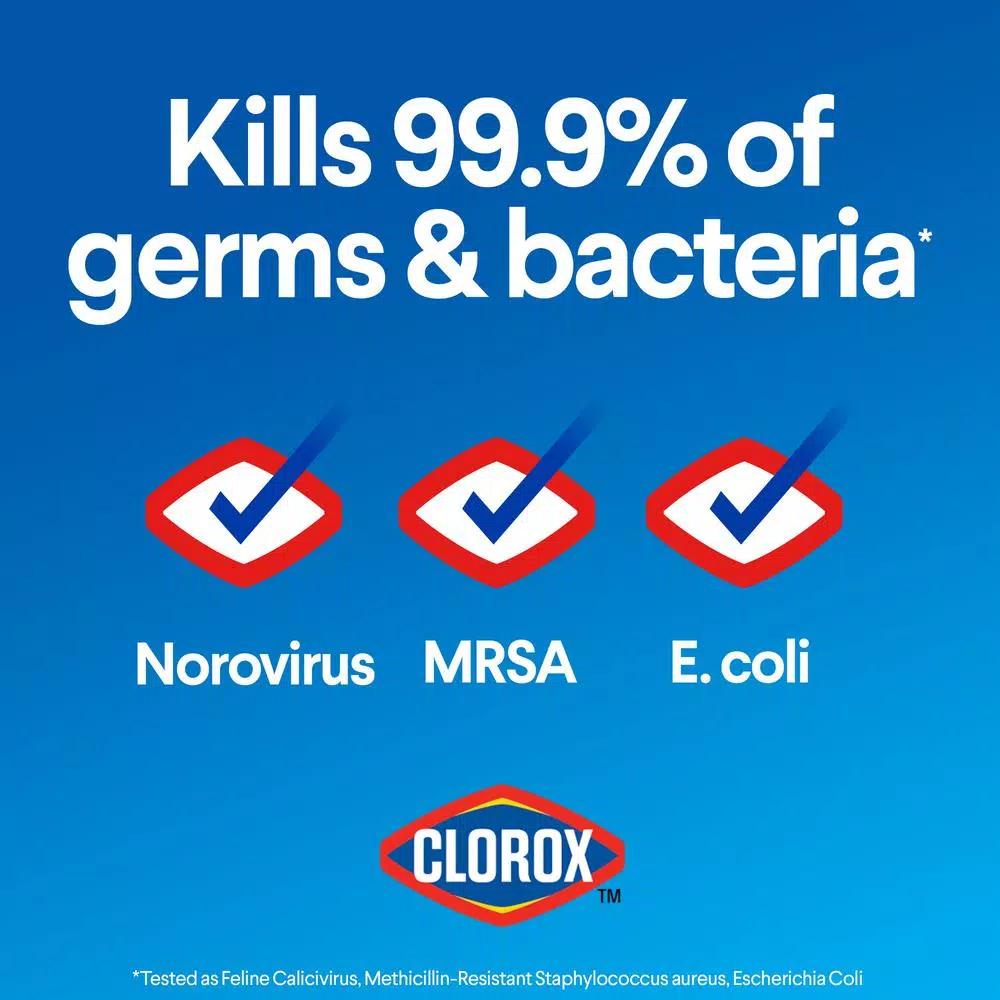 Clorox Regular Concentrated Liquid Bleach, 121 oz (2-Pack)