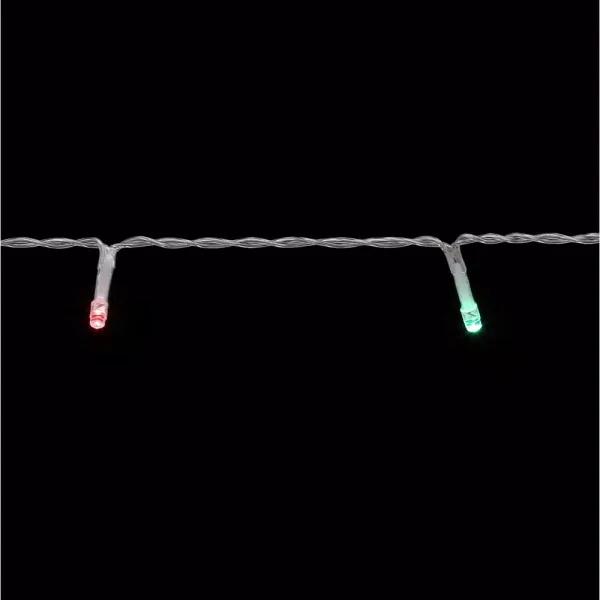 Novolink 34 ft. 100-Light Multi-Color LED Battery Operated Decorative String Lights with Timer