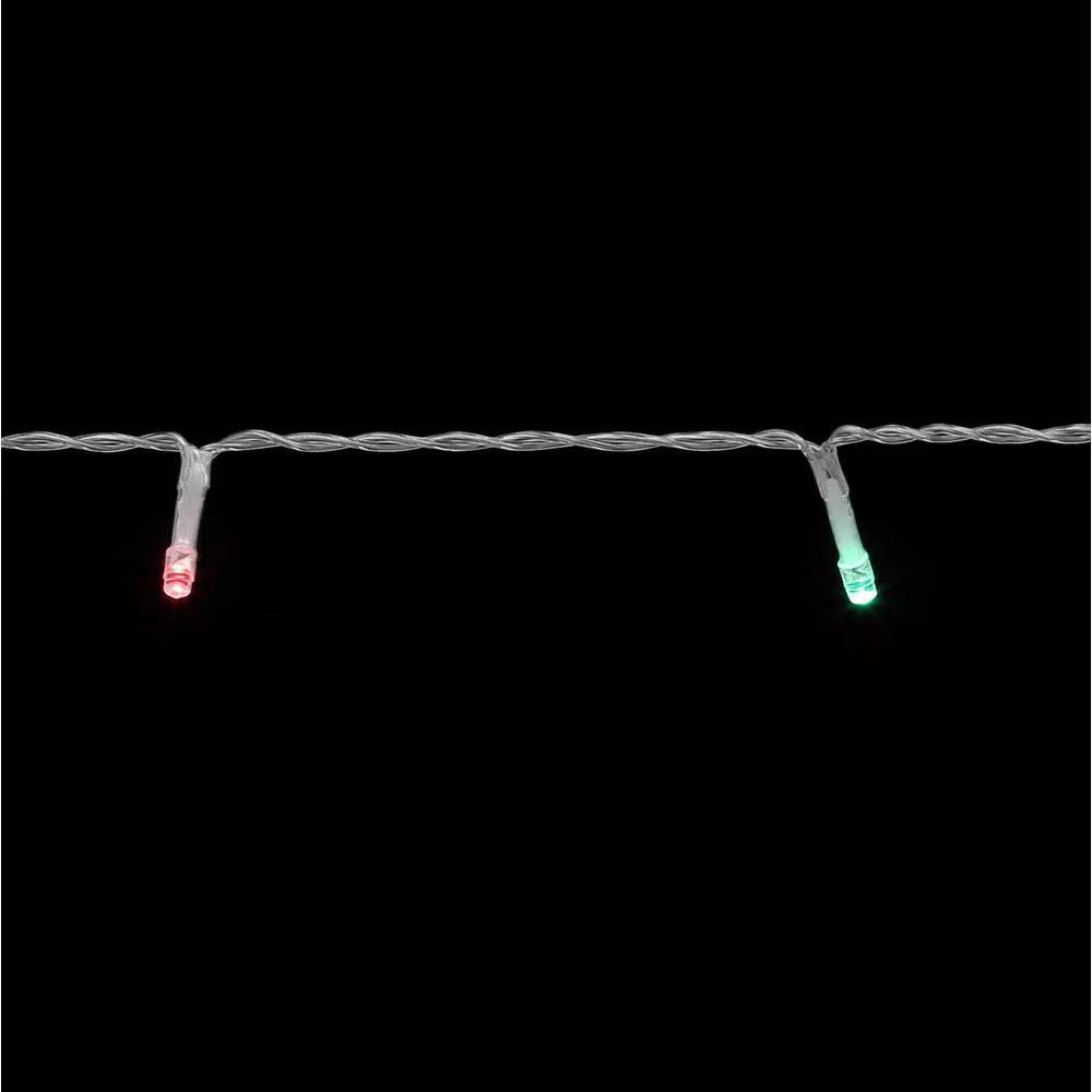 Novolink 34 ft. 100-Light Multi-Color LED Battery Operated Decorative String Lights with Timer