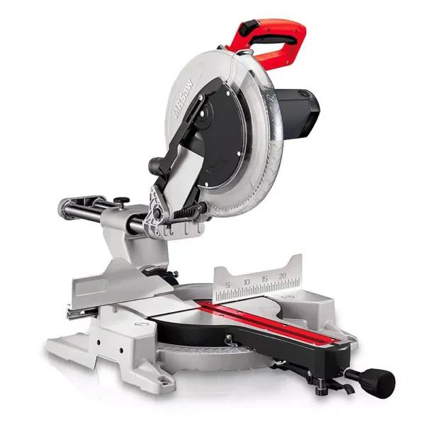 XtremepowerUS 12 in. 15 Amp 4,000 RPM Corded Single-Bevel Sliding Compound Miter Saw