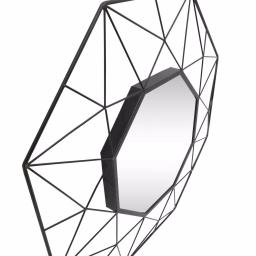 StyleWell Modern Octagonal Black Metal Frame Accent Mirror, 25.2 in. thumbnail 6