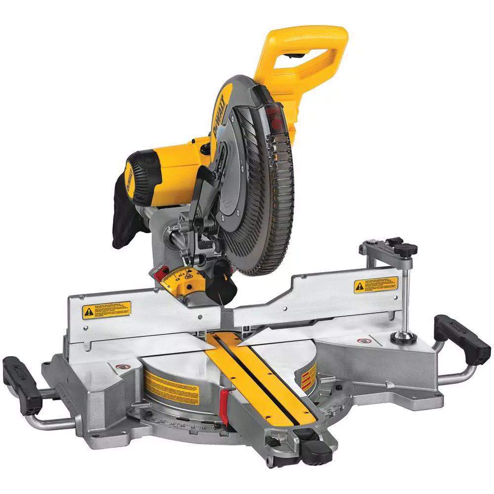 DEWALT 12 in. 15 Amp Sliding Compound Miter Saw with Heavy-Duty Stand Kit
