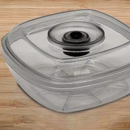 NutriChef 1L Vacuum Sealer Food Storage Container, White Air Sealing Canister Accessory thumbnail 5