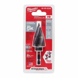 Milwaukee SHOCKWAVE Impact-Duty Titanium Step Bit, 7/8 in. to 1-1/8 in., #9 thumbnail 4