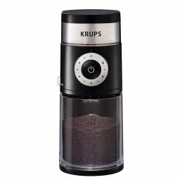 Krups GX5000 Professional Burr Coffee Grinder, 8 oz. Black Stainless Steel with 9 Grind Settings thumbnail 2