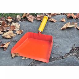G & F Products Just for Kids Dustpan and Brush Set - Red Metal and Wood Cleaning Tool thumbnail 3