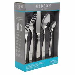 Gibson Castleford 20-Piece Mirror Polish Stainless Steel Flatware Set, Service for 4 thumbnail 6