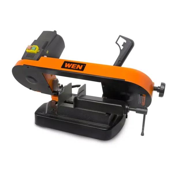 WEN 5 in. Metal-Cutting Benchtop Bandsaw with Variable Speed