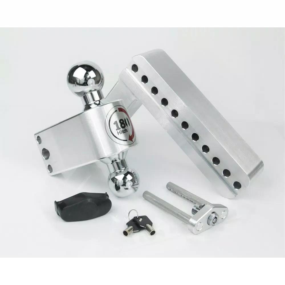 Weigh Safe Weigh-Safe 180 Hitch Chrome Tow Ball Edition Adjustable Ball Mount