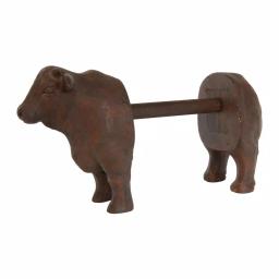 3R Studios Brown Cow Shaped Freestanding Paper Towel Holder - Farmhouse Style Resin thumbnail 4