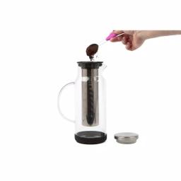 Manna 4-in-1 5-Cup Cold Brew Coffee Pitcher, 47 fl. oz., Onyx Black thumbnail 4