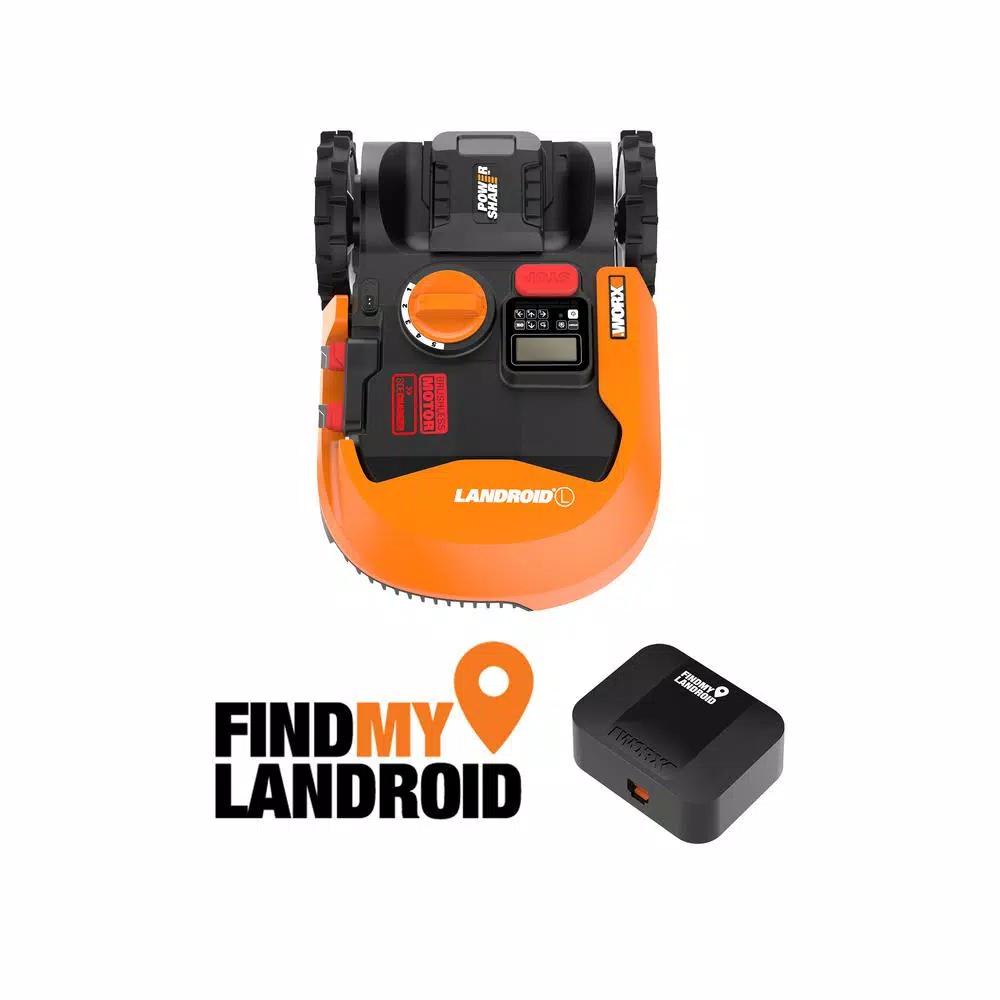 Worx Landroid 20V Robotic Lawn Mower with GPS Module, Brushless Motors & WiFi App, Cuts up to 1/2 Acre