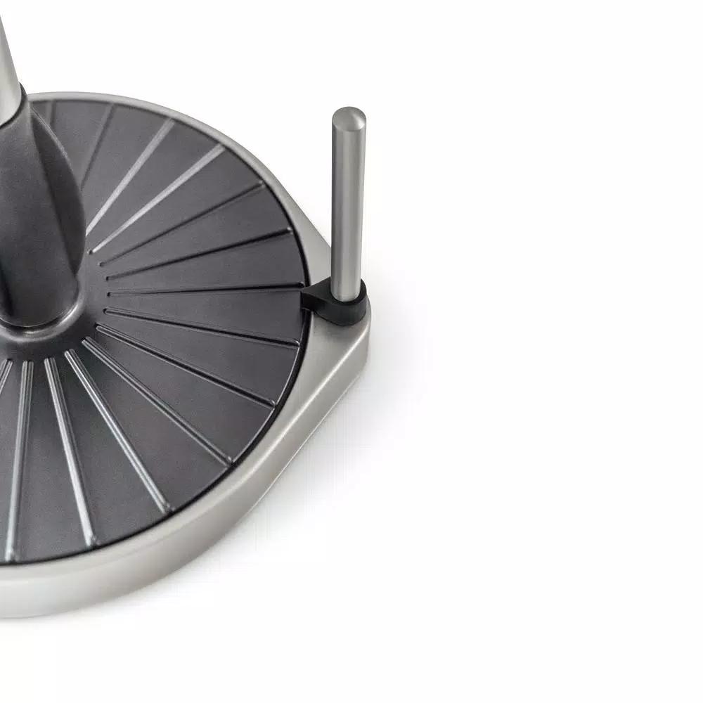 Umbra Spin Click N' Tear Paper Towel Holder, Black Nickel