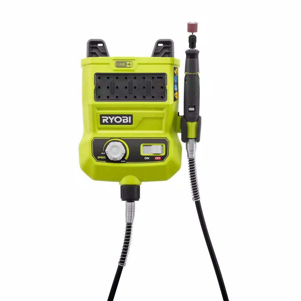 RYOBI 18V ONE+ Cordless Rotary Tool Kit with 1.5 Ah Battery and 33 Accessories