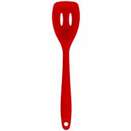 Unbranded Red Silicone Heat-Resistant Slotted Spoon for Non-Stick Cookware thumbnail 1