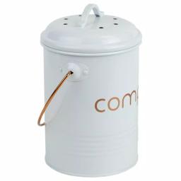 Home Basics Grove Collection Metal Compost Bin with Handle thumbnail 3