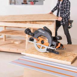 Evolution Power Tools 15 Amp 7-1/4 in. Corded Circular Track Saw Kit with 40 in. Track and Multi-Material Blade thumbnail 10