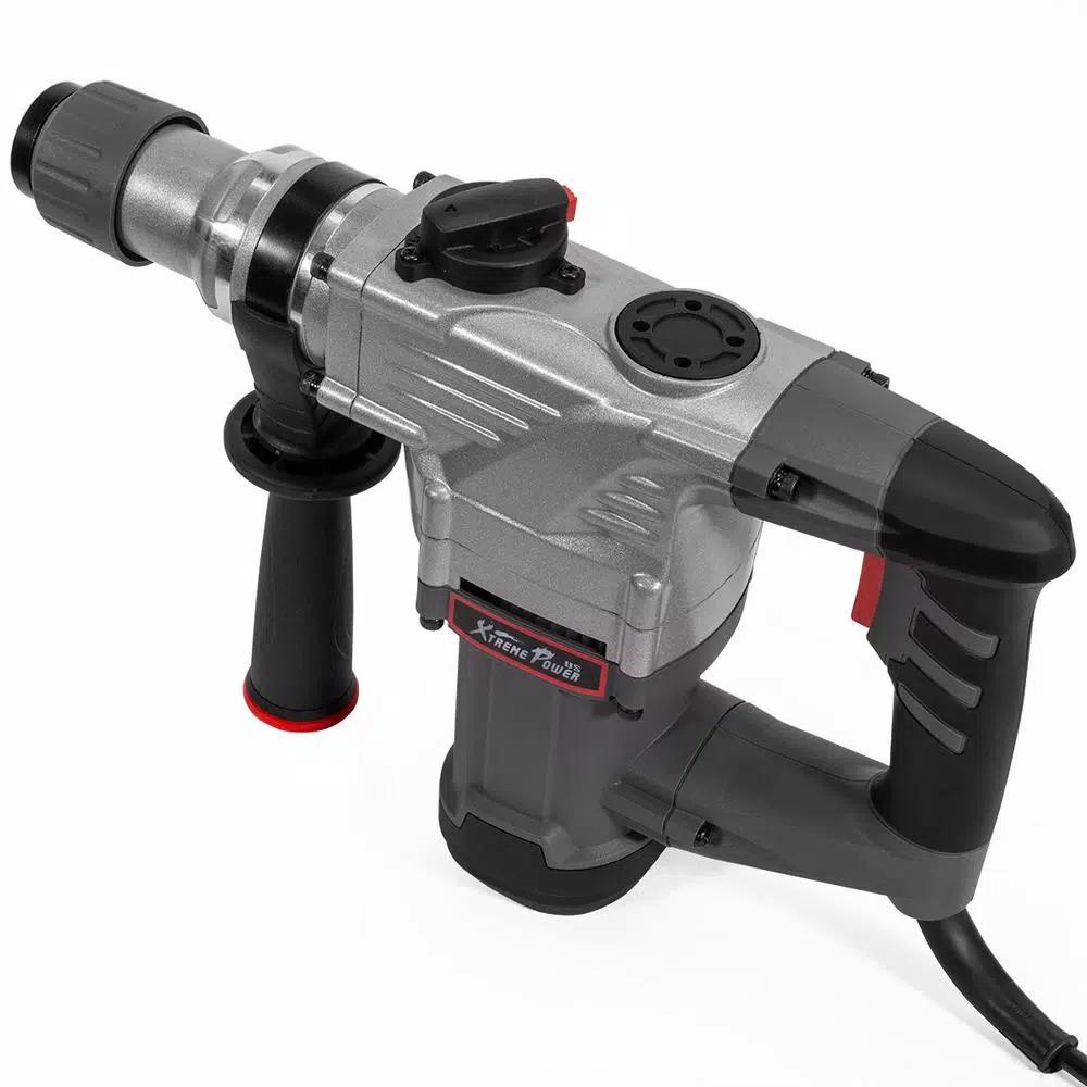 XtremepowerUS 8.5 Amp SDS-Plus Corded Variable Speed Rotary Hammer Drill with Storage Case, 1-1/4 in.