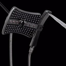 AKDY 9 in. Dual Shower Head and Handheld Wand Combo, 4 Spray Modes, Antique Bronze thumbnail 8
