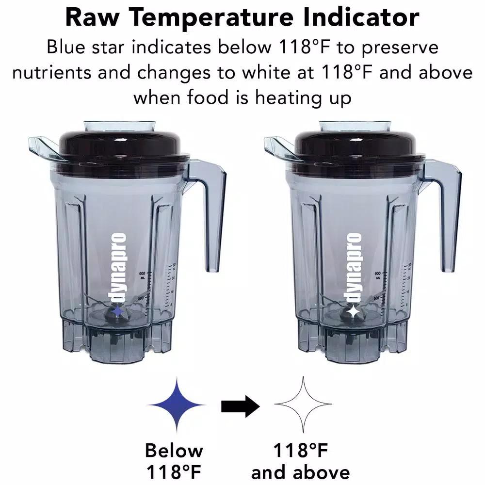 Tribest Dynapro High-Power 64 oz. Vacuum Blender, 6-Speed Commercial Grade