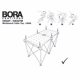 BORA Centipede 24 in. x 48 in. Heavy-Duty Workbench Top with 3/4 in. Dog Holes thumbnail 11