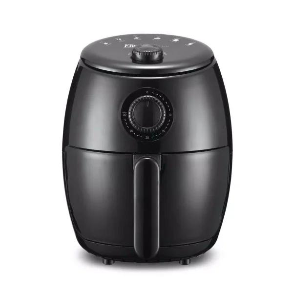 Maximatic Elite Platinum 2.1 Qt. Black Air Fryer with Adjustable Timer and Convection Fan